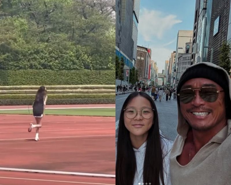 추사랑, 父 빼닮은 놀라운 운동신경…추성훈 보기만해도 눈물나