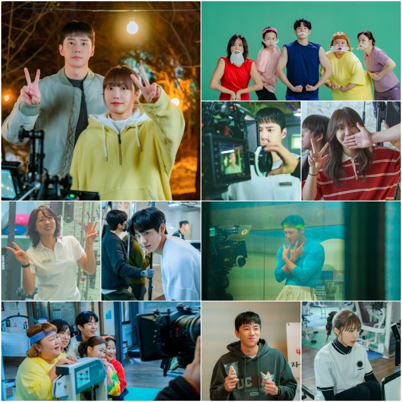 이준영·정은지 벌써 찰떡 케미…'24시 헬스클럽' 비하인드 스틸