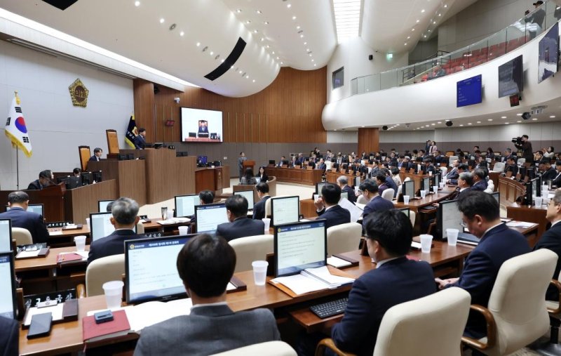 충남도의회 본회의 (출처=연합뉴스)
