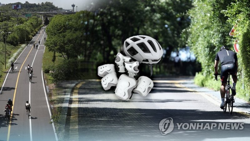 자전거 사고 잦다…"보호장비 착용하세요"(CG) (출처=연합뉴스)