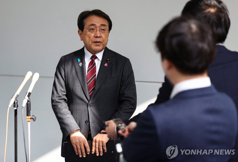 아카자와 료세이 일본 경제재생상 (출처=연합뉴스)