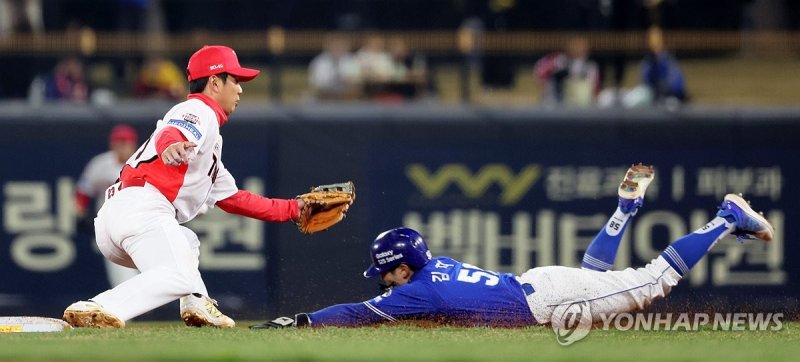 도루하는 김지찬 (출처=연합뉴스)