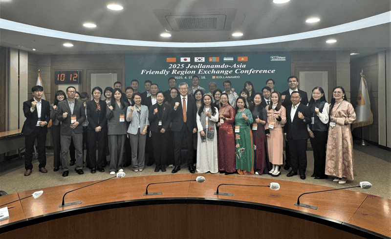 전남도, 아시아 5개국 20여 지방정부와 교류 강화