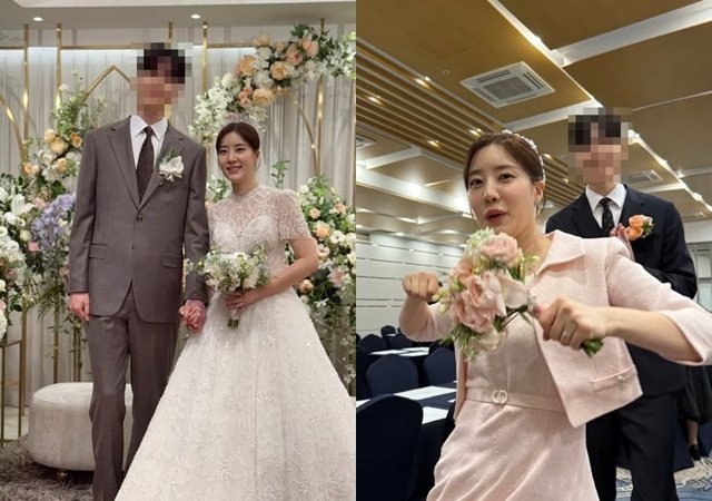 "나는야 유부녀" 노을, 결혼식에 '레인보우 완전체' 출격