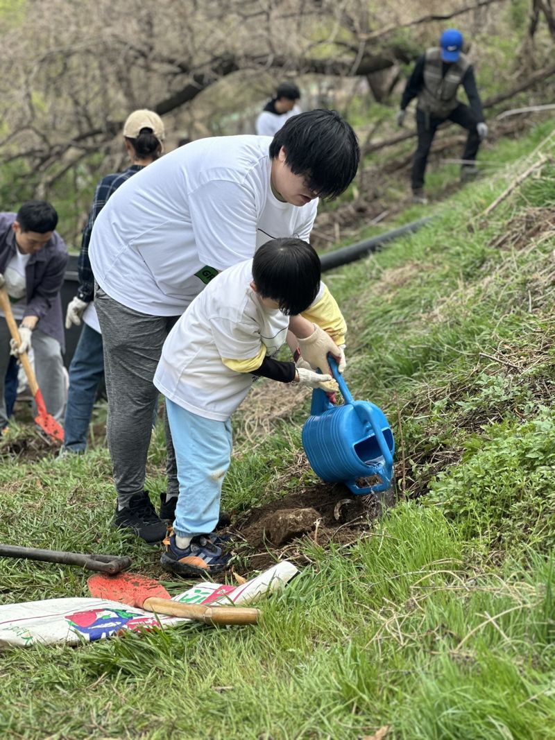 현대캐피탈, 노을공원 생태 복원 위해 묘목 60그루 심어