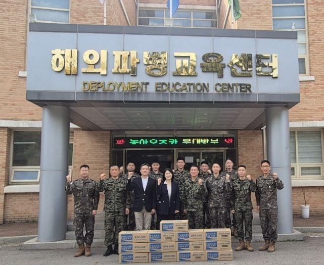 동아오츠카, 레바논 파병 장병에 포카리스웨트 분말 지원