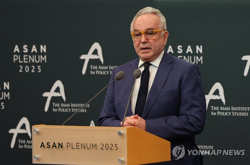 커트 캠벨 기조 연설 (출처=연합뉴스)