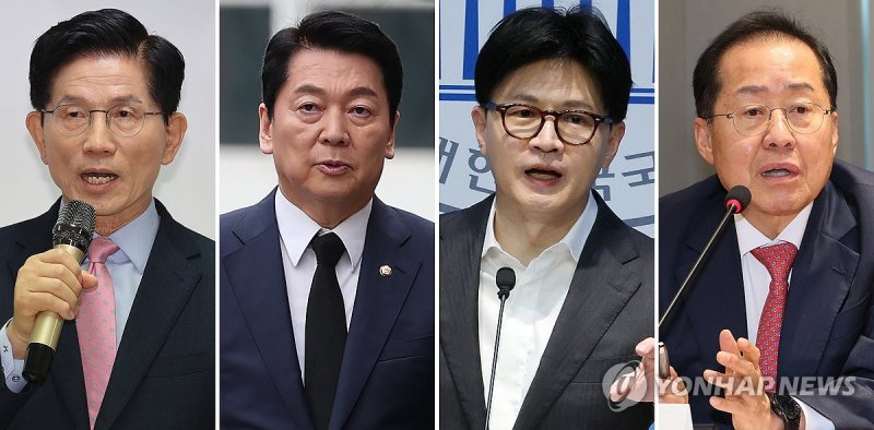 국민의힘 대선 경선 후보 1차 '컷오프'…4강 확정 (출처=연합뉴스)