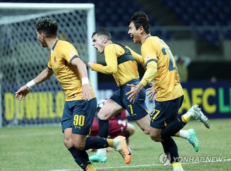 아사니 '8강 진출이다' (출처=연합뉴스)