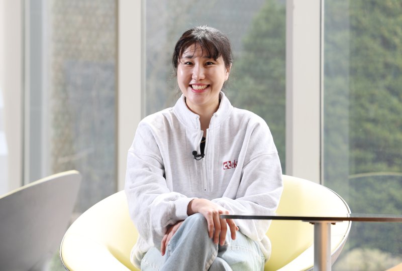 정관장 염혜선이 18일 경기 화성시 남양읍 롤링힐스 호텔에서 열린 뉴스1과의 인터뷰에 앞서 포즈를 취하고 있다. ⓒ News1 김영운 기자