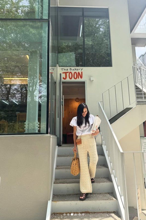 '장동건♥' 고소영, 우아한 미모…"봄봄봄"