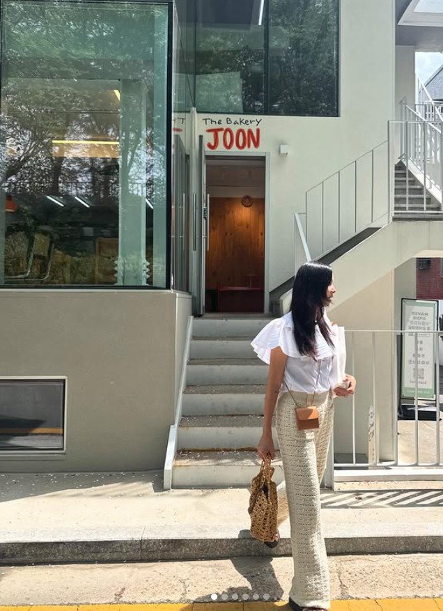 '장동건♥' 고소영, 우아한 미모…"봄봄봄"