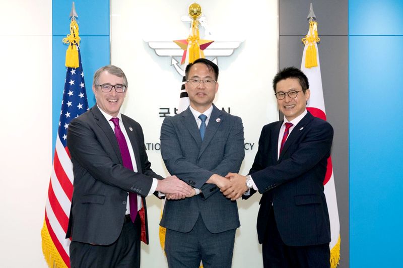 한미일 안보회의(DTT)를 위한 실무회의 "3국 협력 방안" 논의