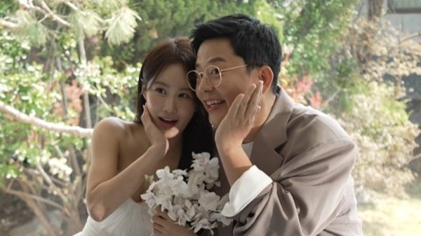 김준호 "완전 후배 김지민, 마누라 됐네"…웨딩 촬영 영상 공개