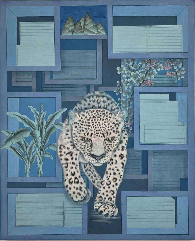 조명진 개인전 '꽃길' 전시작