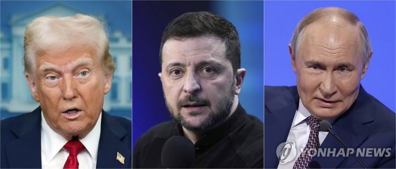 트럼프 젤렌스키 푸틴 대통령 (출처=연합뉴스)