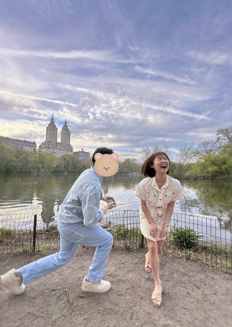 '6월 결혼' 미쓰에이 민, 뉴욕 센트럴파크서 프러포즈 받았다…반지 받고 '깜짝'