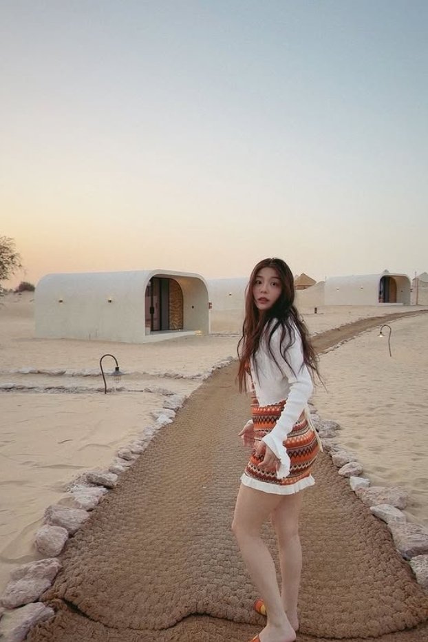'최시훈♥' 에일리, 두바이 사막서 신혼여행 낭만적이야