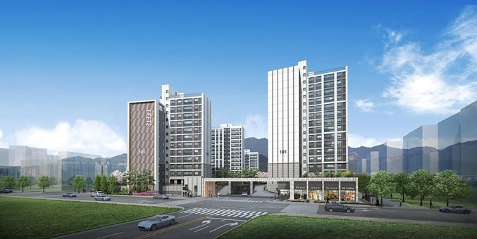 울산 '태화강 에피트' 투시도. HL디앤아이한라 제공