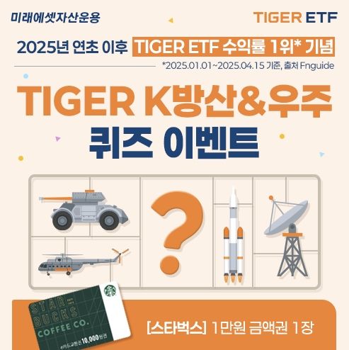 미래에셋, ‘TIGER K방산&우주 ETF’ 순자산 1000억원 돌파