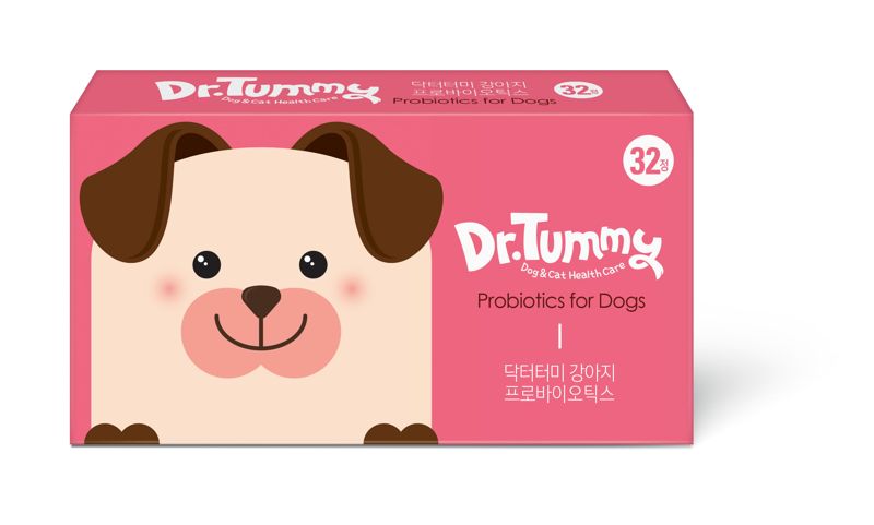 우진비앤지의 반려동물 유산균 탁터터미 이지미. 우진비앤지 제공.