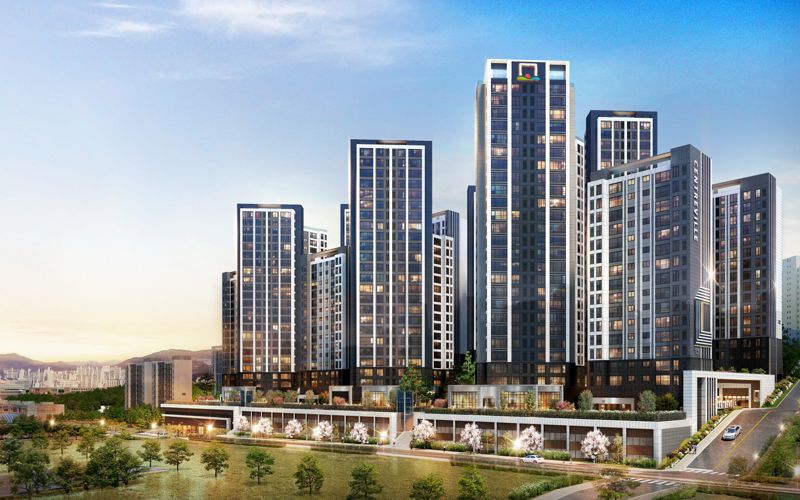 서울 구로구 고척동 모아타운4,5,6구역 가로주택정비사업 대상지 투시도. 동부건설 제공