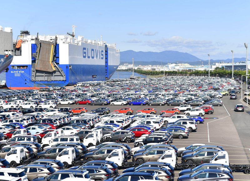 현대차 울산공장 수출선적부두. (현대자동차기아 제공) 2025.1.14/뉴스1