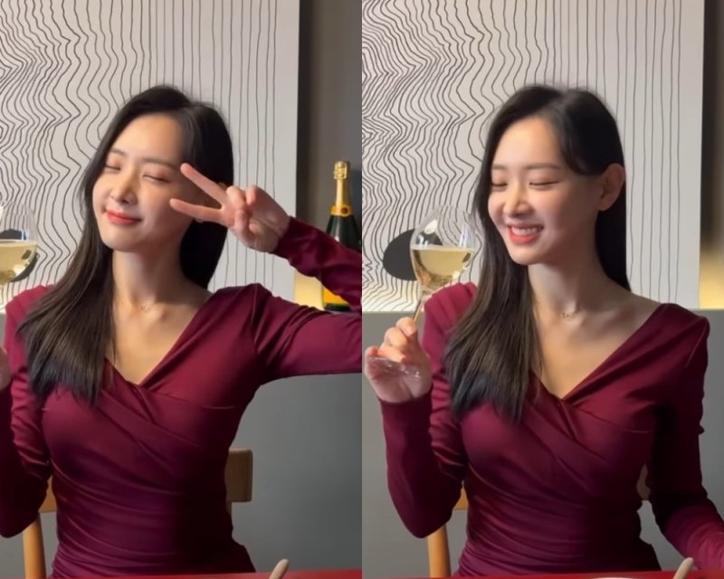 김다영, 14세 연상 예비신랑 배성재의 '볼키스' 공개…럽스타그램