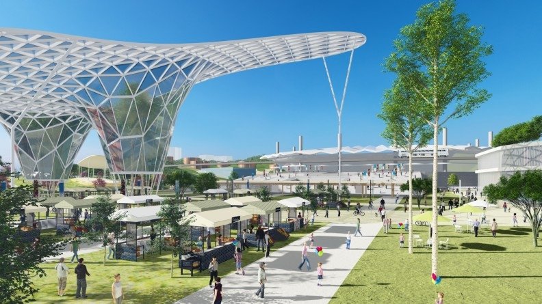 마포농수산물시장 일대 조감도 (출처=연합뉴스)