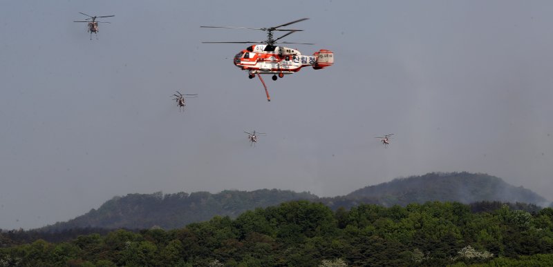 대구 북구 함지산 산불, 23시간 만에 주불 잡아