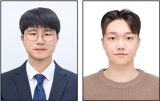 충남대 약대 이석우 교수와 논문 제1 저자 이재현 학생연구원(왼쪽부터) (출처=연합뉴스)