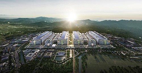 용인 반도체클러스터 조감도 (출처=연합뉴스)