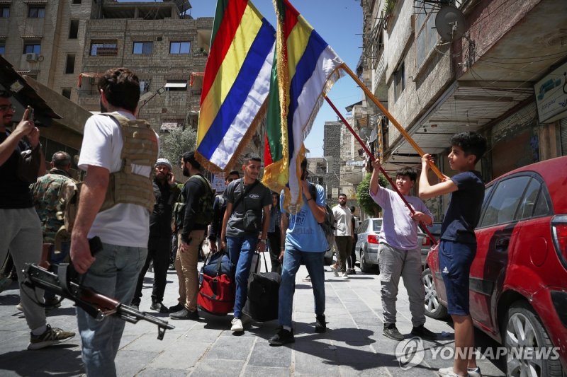 충돌 벌어진 드루즈 마을 (출처=연합뉴스)