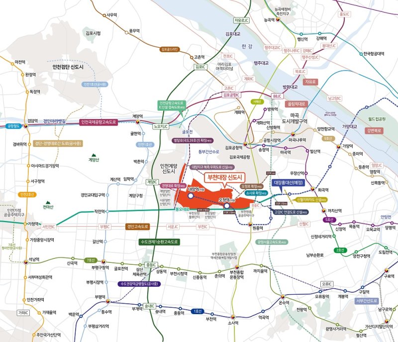 [서울=뉴시스] 부천대장 신도시 위치도. 2025.04.30. (자료=LH 제공) photo@newsis.com *재판매 및 DB 금지