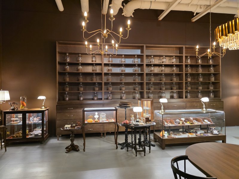 가나초콜릿 출시 50주년을 맞아 특별전시회 아뜰리에 가나를 진행한다. 롯데웰푸드는 29일 미디어 사전 공개 행사를 진행했다. ⓒ News1 이형진 기자