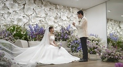 박현호♥은가은, 웨딩 현장 공개…이찬원 진짜 결혼할 줄 몰라