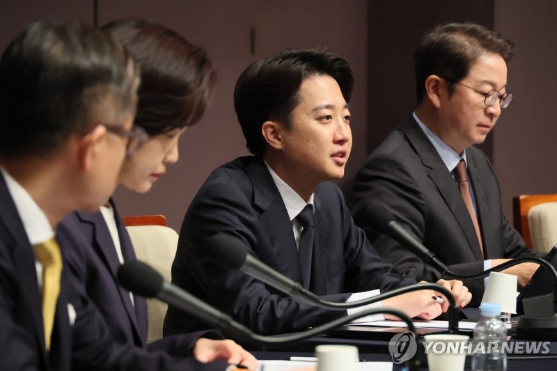 이준석 후보, 관훈토론회서 발언 (출처=연합뉴스)