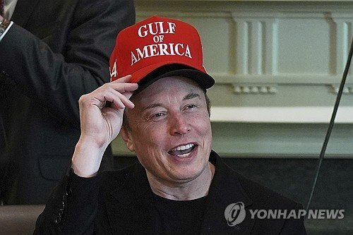 백악관 각료회의 참석한 머스크 (출처=연합뉴스)