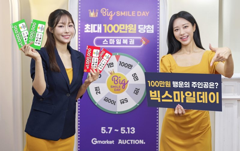 G마켓, 7일부터 상반기 최대 할인 '빅스마일데이'…경품 강화 (출처=연합뉴스)