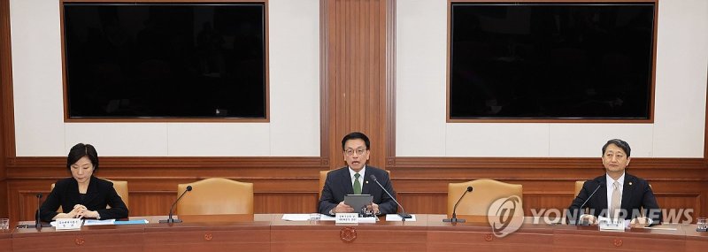 발언하는 최상목 부총리 (출처=연합뉴스)