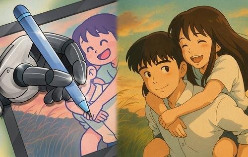 AI로 만든 지브리풍 이미지 (출처=연합뉴스)