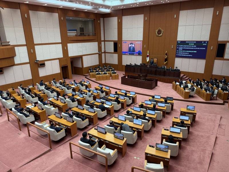 1일 3차 본회의가 진행되고 있다.(부산시의회 제공. 재판매 및 DB 금지)