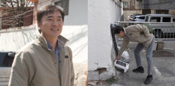 '쓰저씨' 김석훈, 음식물 쓰레기통까지 손대나…중고물품 100% 사무실