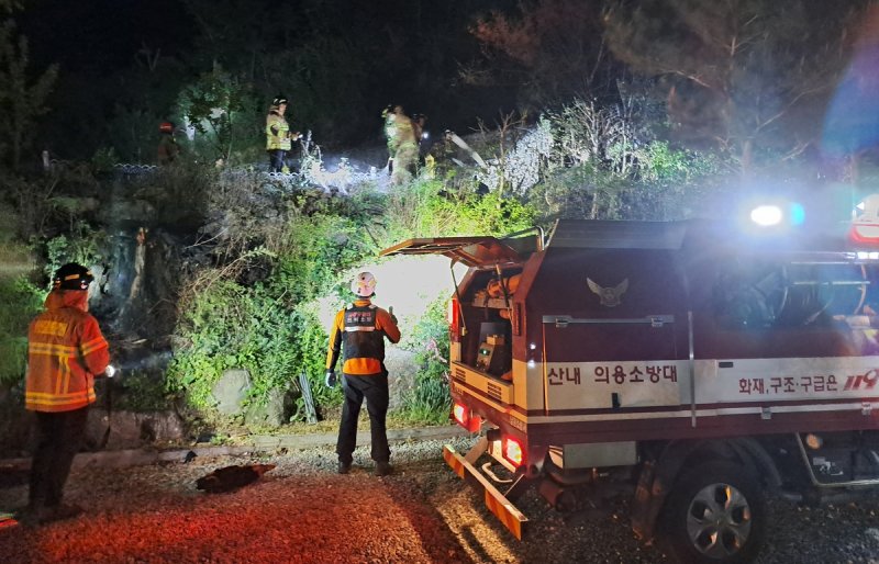 남원 산불 진화 현장 (출처=연합뉴스)