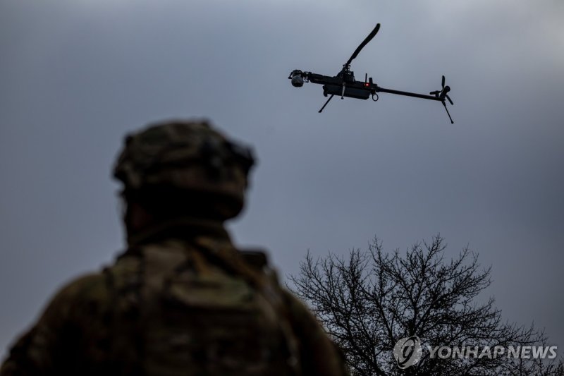 독일에서 드론 군사 훈련 중인 미군 병사 (출처=연합뉴스)