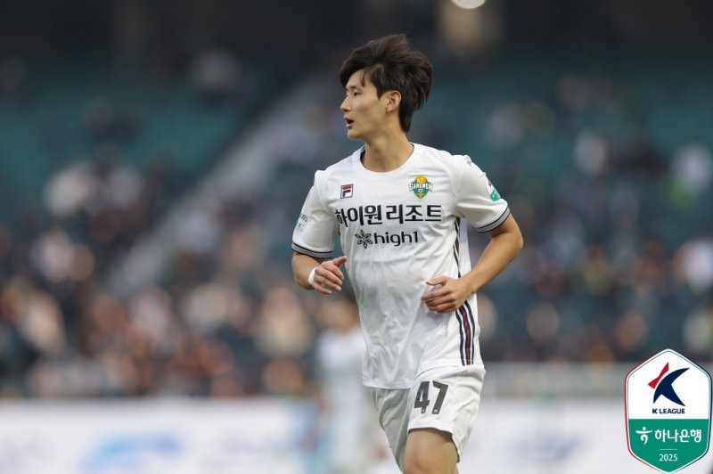 등번호 47번을 단 신민하(한국프로축구연맹 제공)