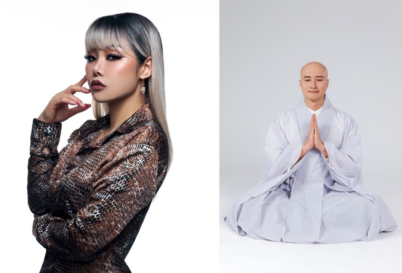 래퍼 치타(왼쪽)·DJ 뉴진스님 신곡 '18번뇌' (출처=연합뉴스)