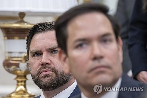밴스 부통령(좌)과 루비오 국무장관 (출처=연합뉴스)