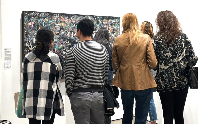 '엑스포 시카고 2025'에 금산갤러리가 선보인 김은진 자개 작품이 관람객들의 눈길을 사로잡았다. *재판매 및 DB 금지