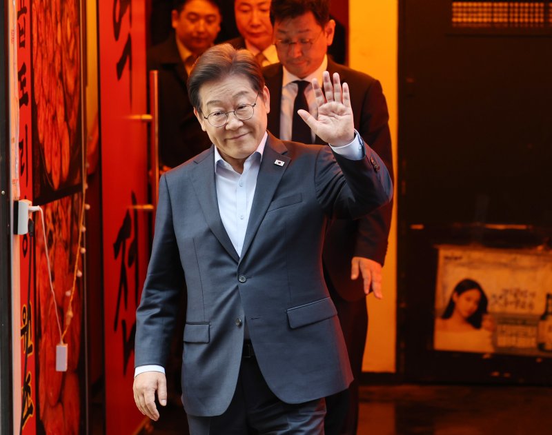 이재명 더불어민주당 대통령 후보. (공동취재) 2025.5.1/뉴스1 ⓒ News1 이재명 기자